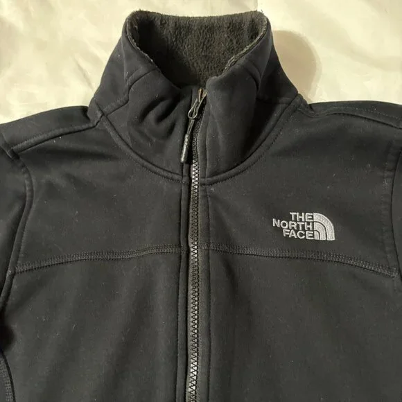 The North Face Womens Black Ridgewall Soft Shell Full Zip Jacket Size S - Picture 4 of 9